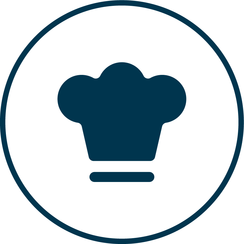 Caterer-Schnittstelle-darkblue