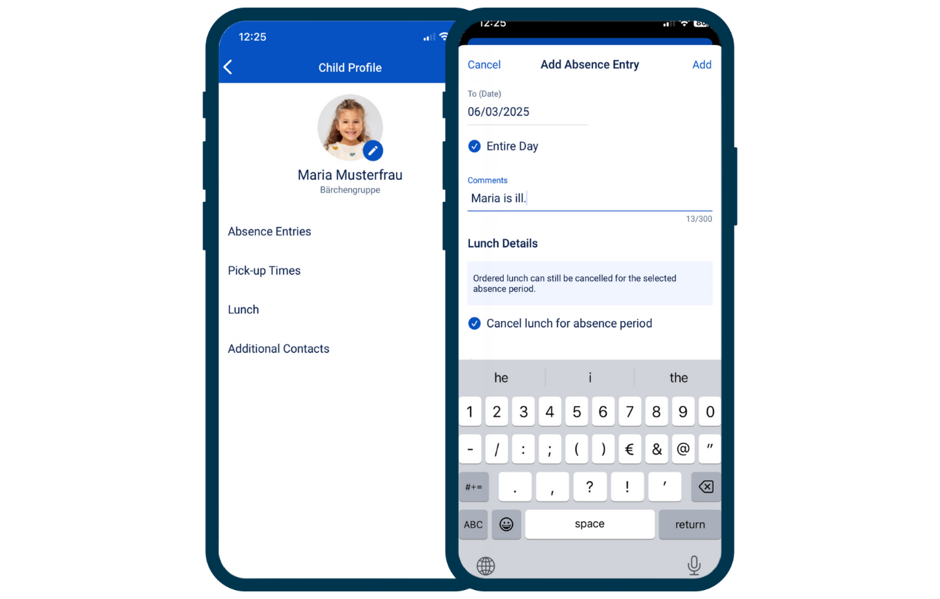 Manage Children's Absences