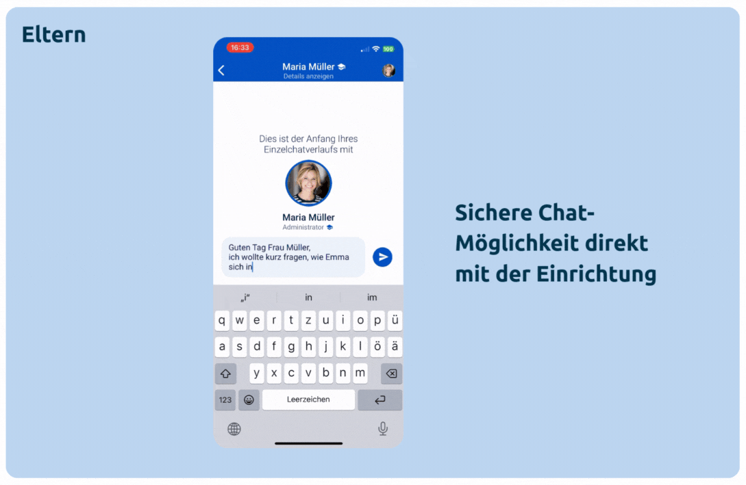 ...Chaos durch zu viele Kanäle wie WhatsApp, E-Mail und Anrufe.